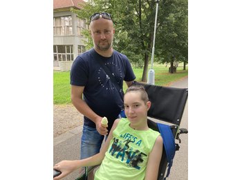 Zmrzlina v tom horku byla osvěžující.